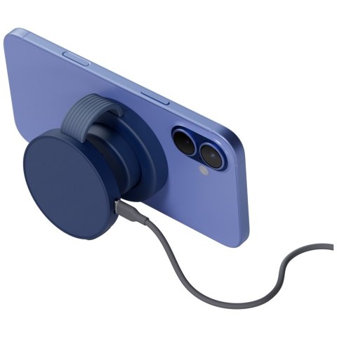 Ładowarka indukcyjna Bazic GoMag Trio 2 3w1 15W magnetyczna do iPhone/Watch/AirPods niebieski