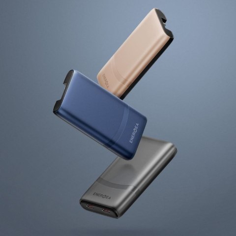 Ładowarka sieciowa Energea TravelWorld Edge 65W 2xUSB-C PD/PPS/QC3.0 (US/UK/EU) grafitowy