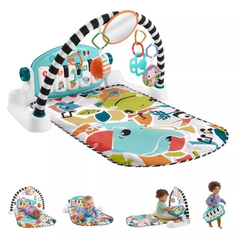 Mattel Fisher Price Mata edukacyjna z pianinkiem HWY57