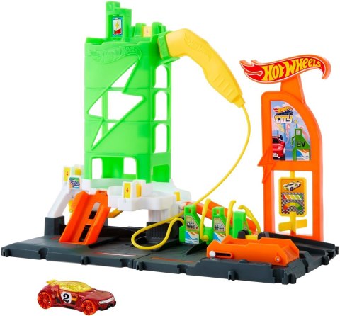 Mattel Hot Wheels City Superstacja ładowania samochodów HTN79