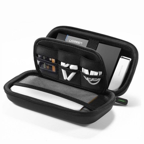 Ugreen Etui na dysk twardy HDD i akcesoria (16,5 x 9,5 x 4,5 cm; czarny)