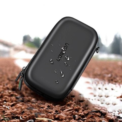 Ugreen Etui na dysk twardy HDD i akcesoria (16,5 x 9,5 x 4,5 cm; czarny)