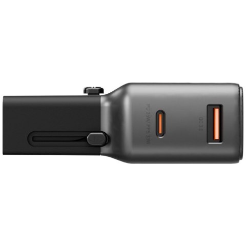 Ładowarka sieciowa Energea TravelGo Adapter 35 USB-A/USB-C 35W grafitowo-czarny