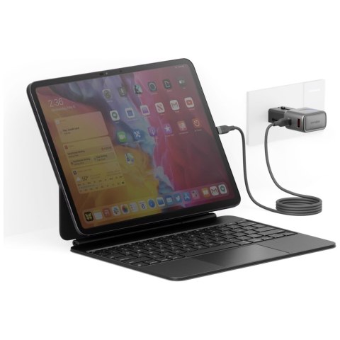 Ładowarka sieciowa Energea TravelGo Adapter 35 USB-A/USB-C 35W grafitowo-czarny