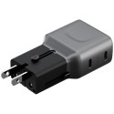 Ładowarka sieciowa Energea TravelGo Adapter 45 2xUSB-C 45W grafitowo-czarny
