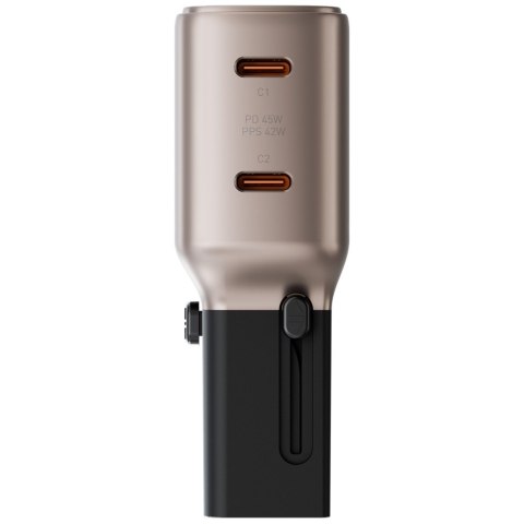 Ładowarka sieciowa Energea TravelGo Adapter 45 2xUSB-C 45W złoto-czarna