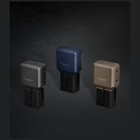 Ładowarka sieciowa Energea TravelGo Adapter 45 2xUSB-C 45W złoto-czarna