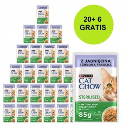 PURINA CAT CHOW STRLS Jag&Fasola 20+6 saszet. 2,21kg