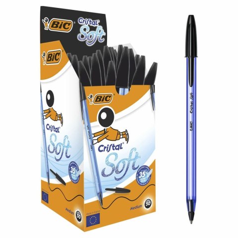 Pióro Bic Cristal Soft 1-2 mm 50 Części