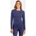 Koszulka termoaktywna damska z długim rękawem Odlo BL TOP Active Warm rozmiar M, niebieska