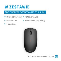 HP Mysz 235 Slim bezprzewodowa 4E407UT