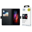 Etui 3MK Wallet Case do Samsung Galaxy A16 czarny