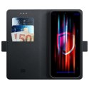 Etui 3MK Wallet Case do Samsung Galaxy A16 czarny