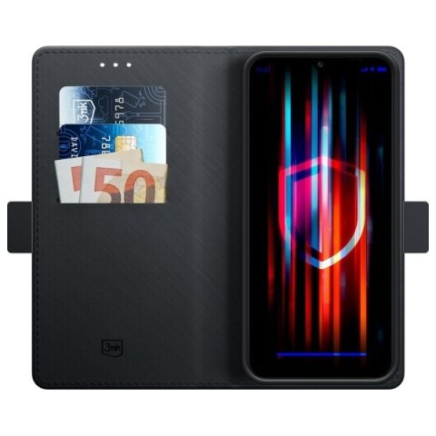 Etui 3MK Wallet Case do Samsung Galaxy A16 czarny