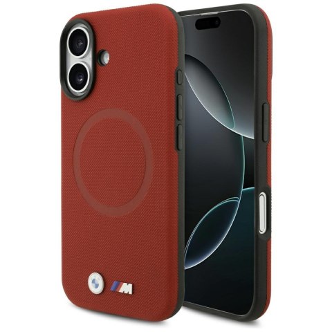 Etui BMW M FW Metal Logo MagSafe doiPhone 17 czerwony