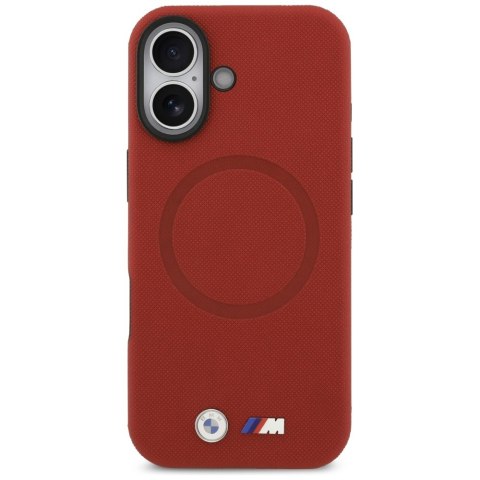 Etui BMW M FW Metal Logo MagSafe doiPhone 17 czerwony