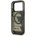Etui BMW M IML Metal Buttons Tricolor Lines MagSafe do iPhone 17 Pro czarny