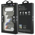 Etui BMW M IML Metal Buttons Tricolor Lines MagSafe do iPhone Air antracyt