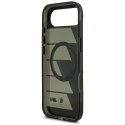 Etui BMW M IML Metal Buttons Tricolor Lines MagSafe do iPhone Air czarny