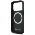 Etui BMW M Perforated Stripe Logo MagSafe do iPhone 17 Pro czerwony