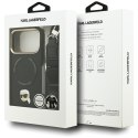 Etui Karl Lagerfeld Big Strap Karl Metal Logo MagSafe do iPhone 17 Pro czarny
