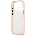 Etui Karl Lagerfeld IML Aquarelle Choupette & Logo MagSafe do iPhone 17 Pro różowy