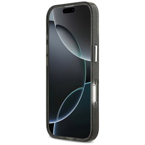 Etui Karl Lagerfeld IML Glitter Karl & Choupette Sketch Logo MagSafe do iPhone 17 czarny