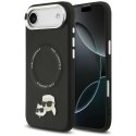 Etui Karl Lagerfeld Karl & Choupette Pins MagSafe do iPhone Air czarny