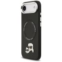 Etui Karl Lagerfeld Karl & Choupette Pins MagSafe do iPhone Air czarny