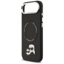 Etui Karl Lagerfeld Karl & Choupette Pins MagSafe do iPhone Air czarny