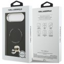 Etui Karl Lagerfeld Karl & Choupette Pins MagSafe do iPhone Air czarny