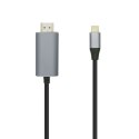 Kabel USB-C na HDMI Aisens A109-0392 Czarny 80 cm 0,8 m 4K Ultra HD
