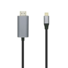 Kabel USB-C na HDMI Aisens A109-0392 Czarny 80 cm 0,8 m 4K Ultra HD