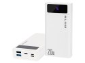 BLOW POWER BANK 20000MAH QC+PD 20W + LIGHTNING BIAŁY PB20E