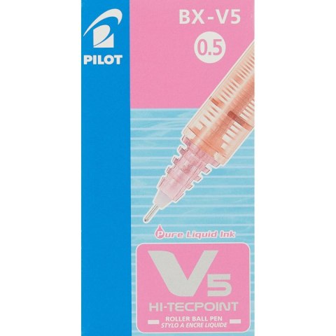Długopis z płynnym atramentem Pilot V-5 Hi-Tecpoint Różowy 0,3 mm (12 Sztuk)