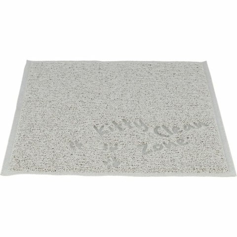 Mata do kociej kuwety Trixie Jasnoszary PVC 37 × 45 cm Kuweta