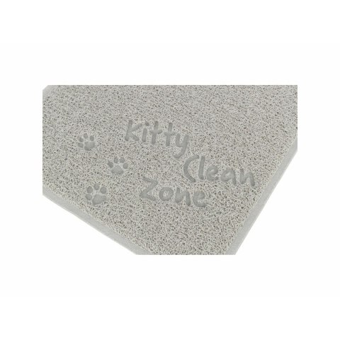 Mata do kociej kuwety Trixie Jasnoszary PVC 37 × 45 cm Kuweta