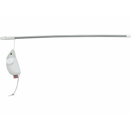 Zabawka dla kotów Trixie Biały Poliester Plastikowy Myszka