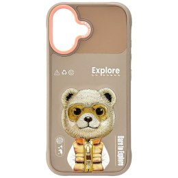 Etui Nimmy Cool&Cute 2.0 Bear do iPhone 17 beżowy