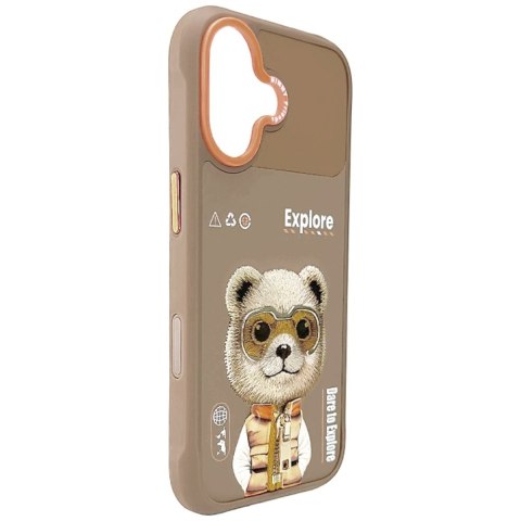 Etui Nimmy Cool&Cute 2.0 Bear do iPhone 17 beżowy
