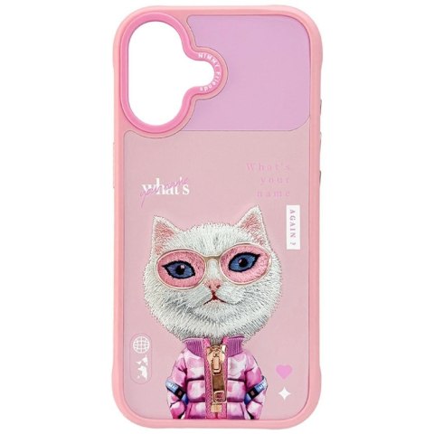 Etui Nimmy Cool&Cute 2.0 Cat do iPhone 17 różowy