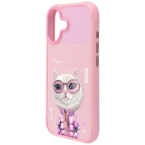 Etui Nimmy Cool&Cute 2.0 Cat do iPhone 17 różowy