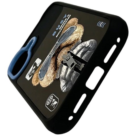 Etui Nimmy Cool&Cute 2.0 Dog do iPhone 17 czarny