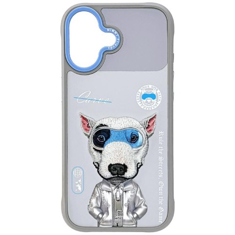 Etui Nimmy Cool&Cute 2.0 Dog do iPhone 17 szary