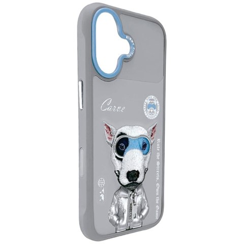 Etui Nimmy Cool&Cute 2.0 Dog do iPhone 17 szary