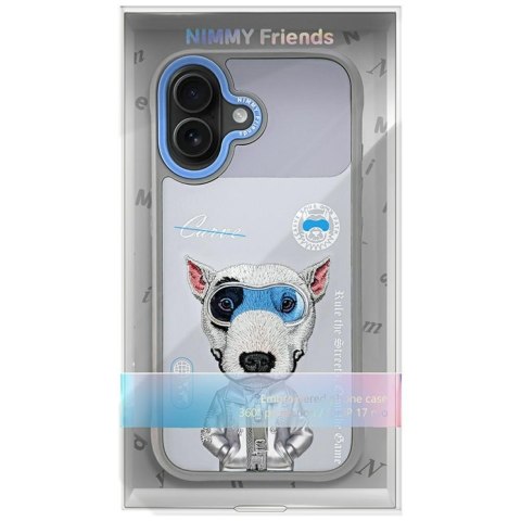 Etui Nimmy Cool&Cute 2.0 Dog do iPhone 17 szary