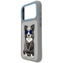Etui Nimmy Glasses Cool Dog do iPhone 17 Pro szary