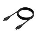 Kabel USB-C Aisens Czarny 60 cm