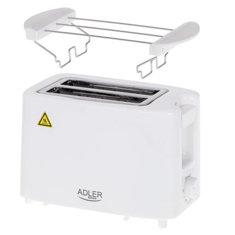 Toster Adler ad 3223 Biały 900 W
