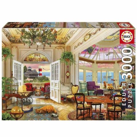 Układanka puzzle Educa Life in the Coast 3000 Części